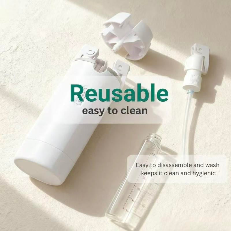 4-In-1 Travel Dispenser Bottle for Toiletries Portable Cosmetic Shampoo Storage Lotion Bottle Compact Versatile for Travel Ideal for Frequent Travelers - Canister